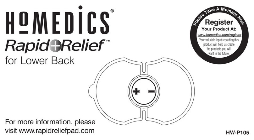 HoMedics Rapid+Relief user manual