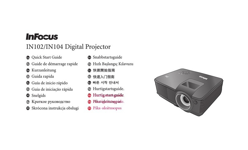 InFocus IN102 User manual