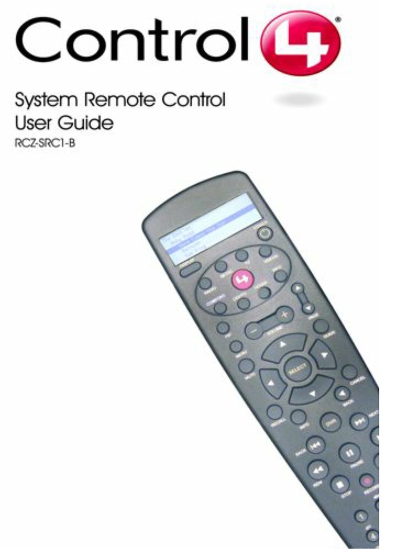 Contro l4 RCZ-SRC1-B user guide