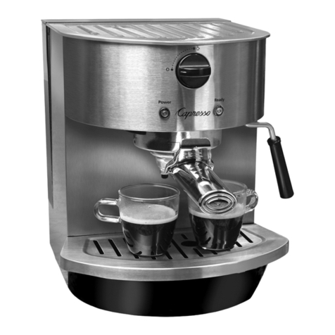Capresso 119 User manual