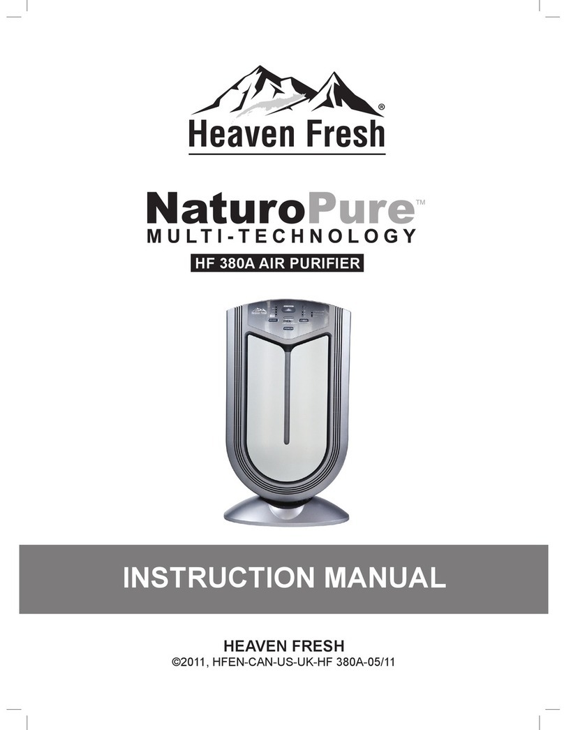 Heaven Fresh NaturoPure HF 380A instruction manual