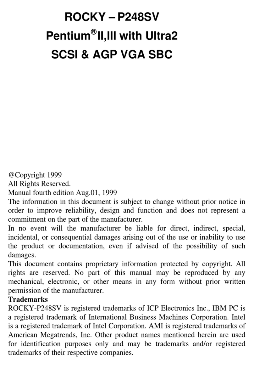 ICP Electronics ROCKY-P248SV user manual ICP Electronics ROCKY-P248SV user manual
