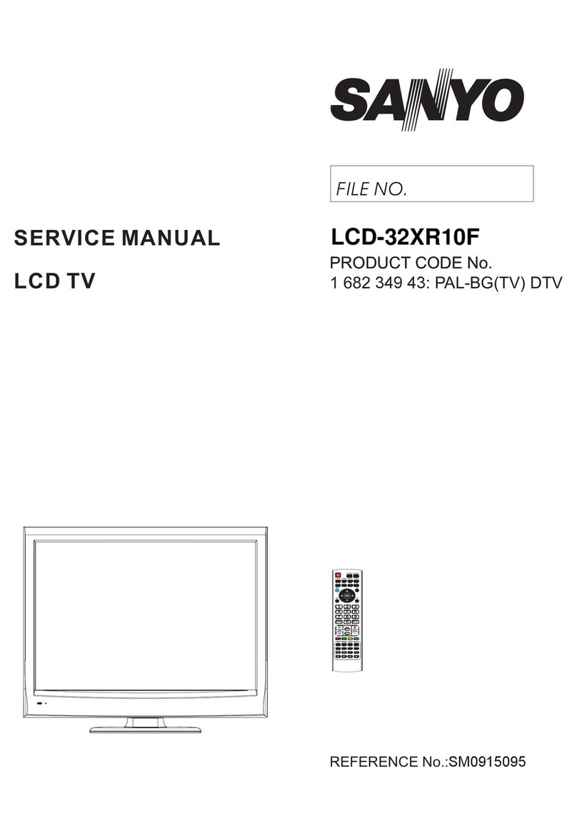 Sanyo LCD-32XR10F User manual