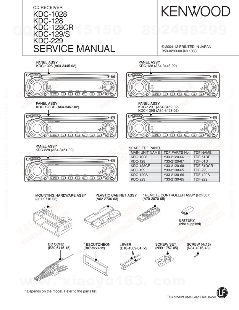 Kenwood KDC-1028 User manual