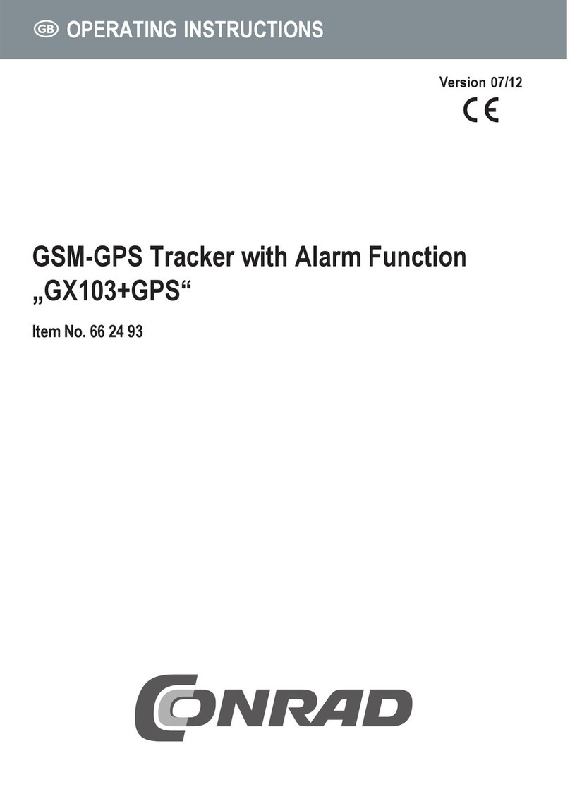Conrad GX103+GPS operating instructions