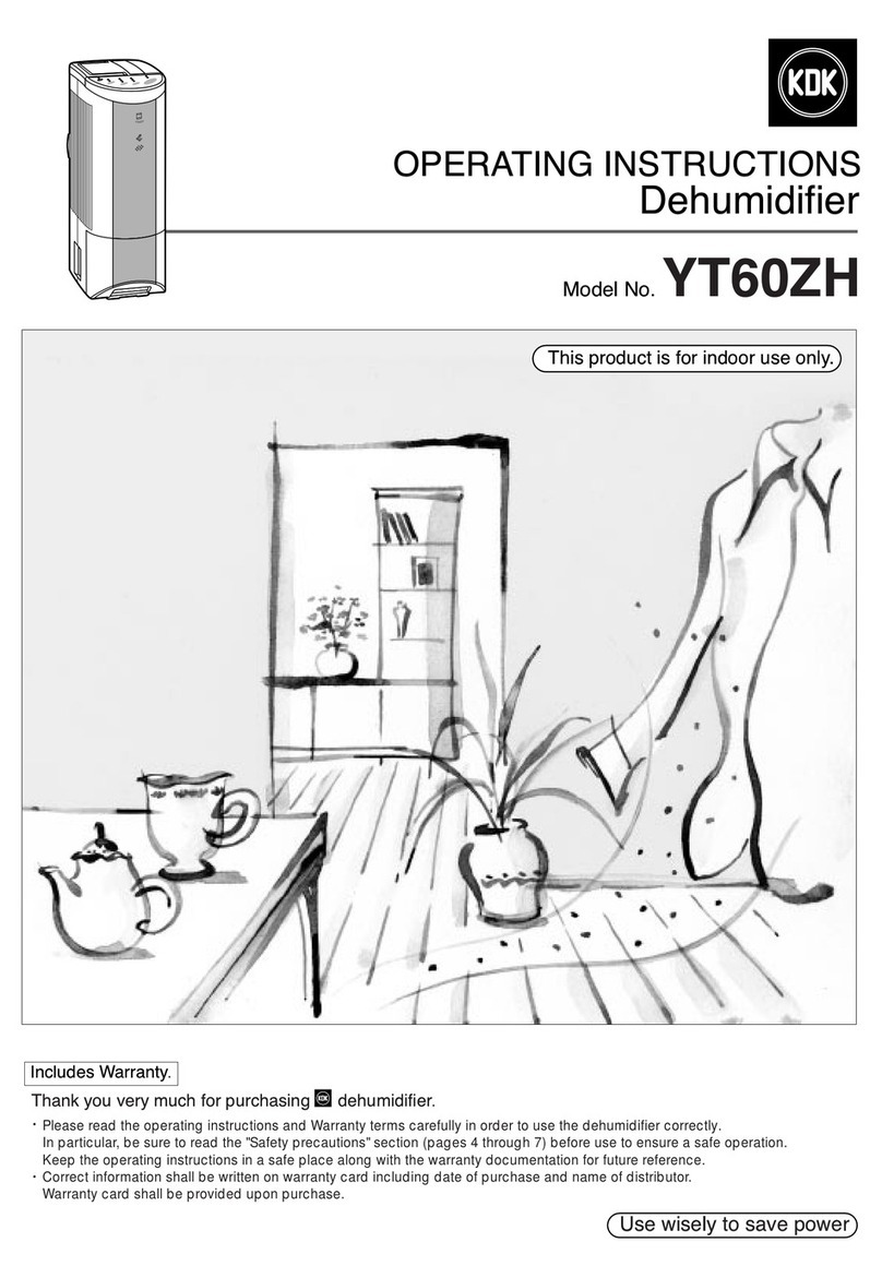 KDK YT60ZH User manual