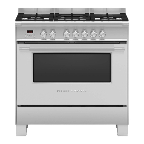 Fisher & Paykel OR60 models Mounting instructions