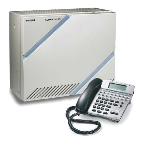 Philips SOPHO 2000 IPS user manual