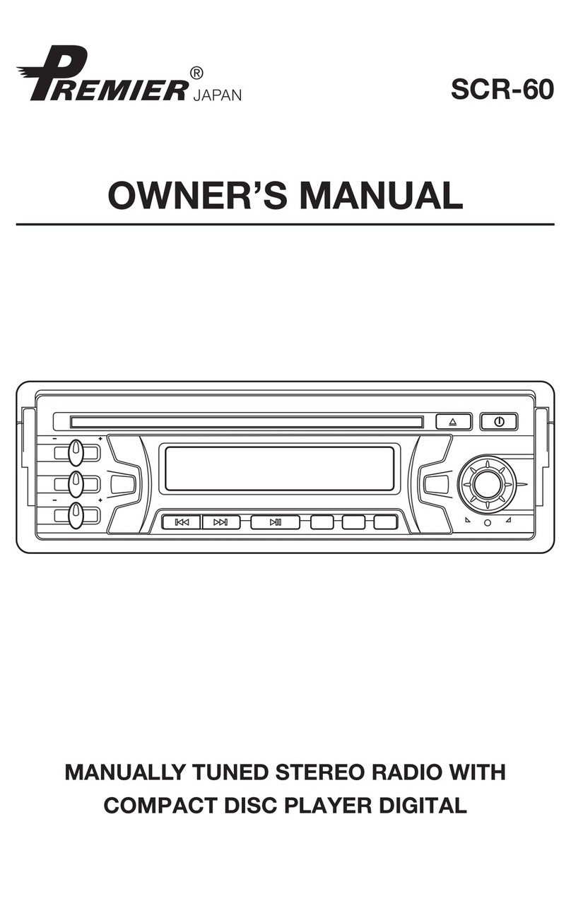 Premier SCR-60 owner's manual Premier SCR-60 owner's manual