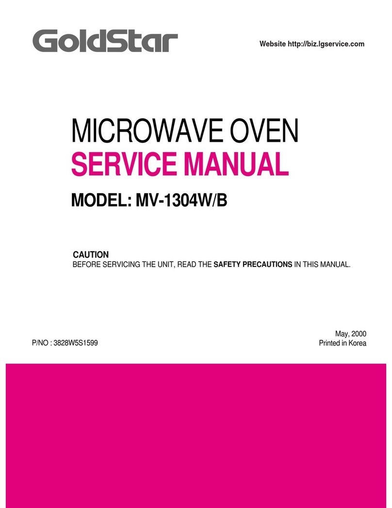 Goldstar MV-1304W Service manual