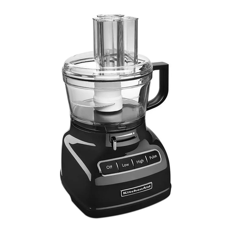 KitchenAid KFP0722 User manual