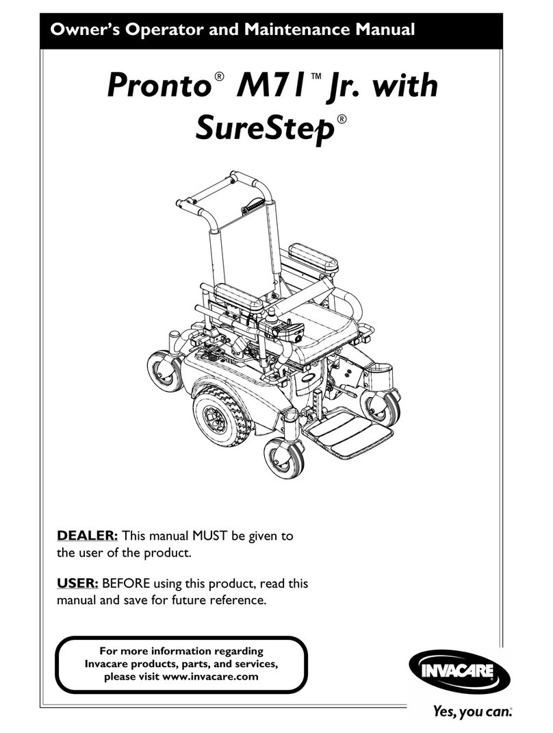 Invacare Pronto M71 Jr. Manual