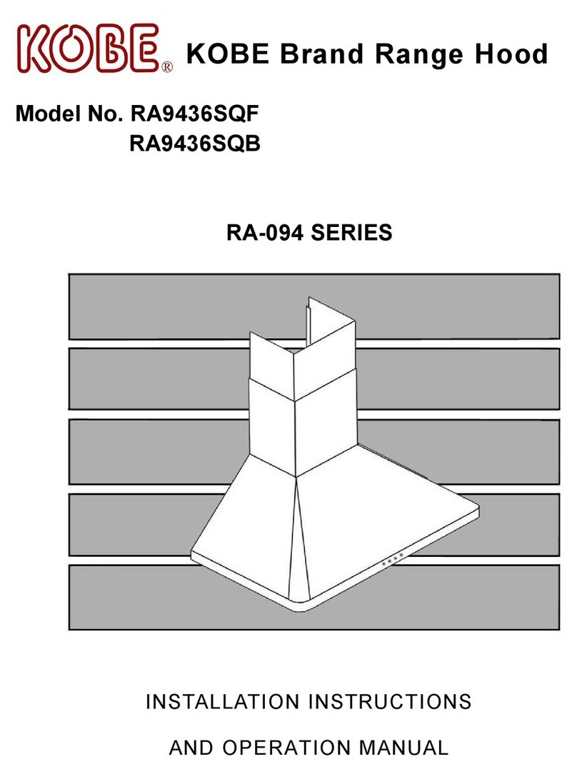 KOBE RA9436SQF Troubleshooting guide KOBE RA9436SQF Troubleshooting guide
