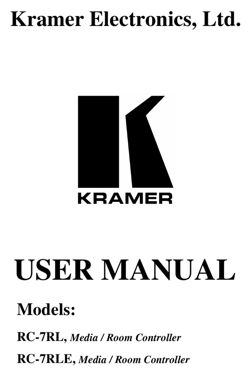 Kramer RC-7RL User manual Kramer RC-7RL User manual