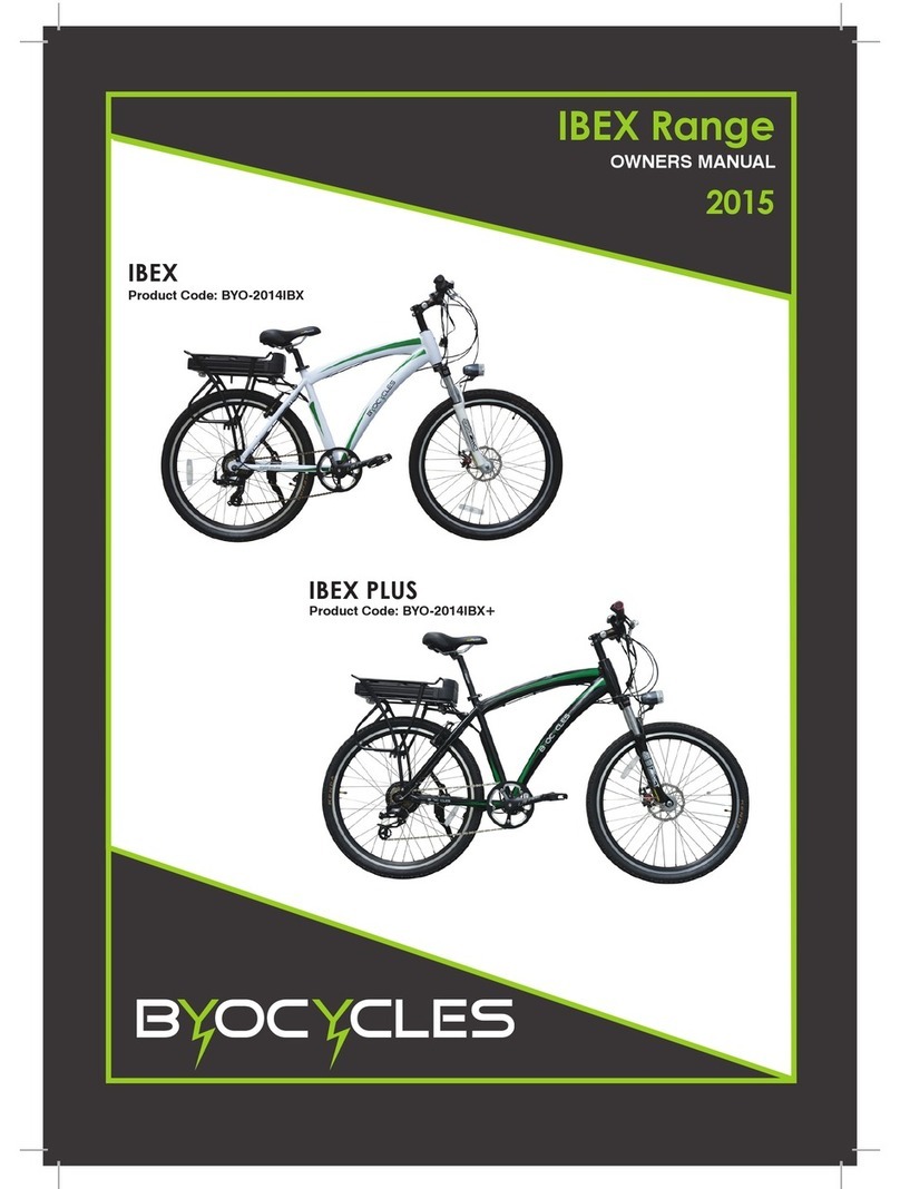 Byocycles IBEX Range BYO-2014IBX owner's manual