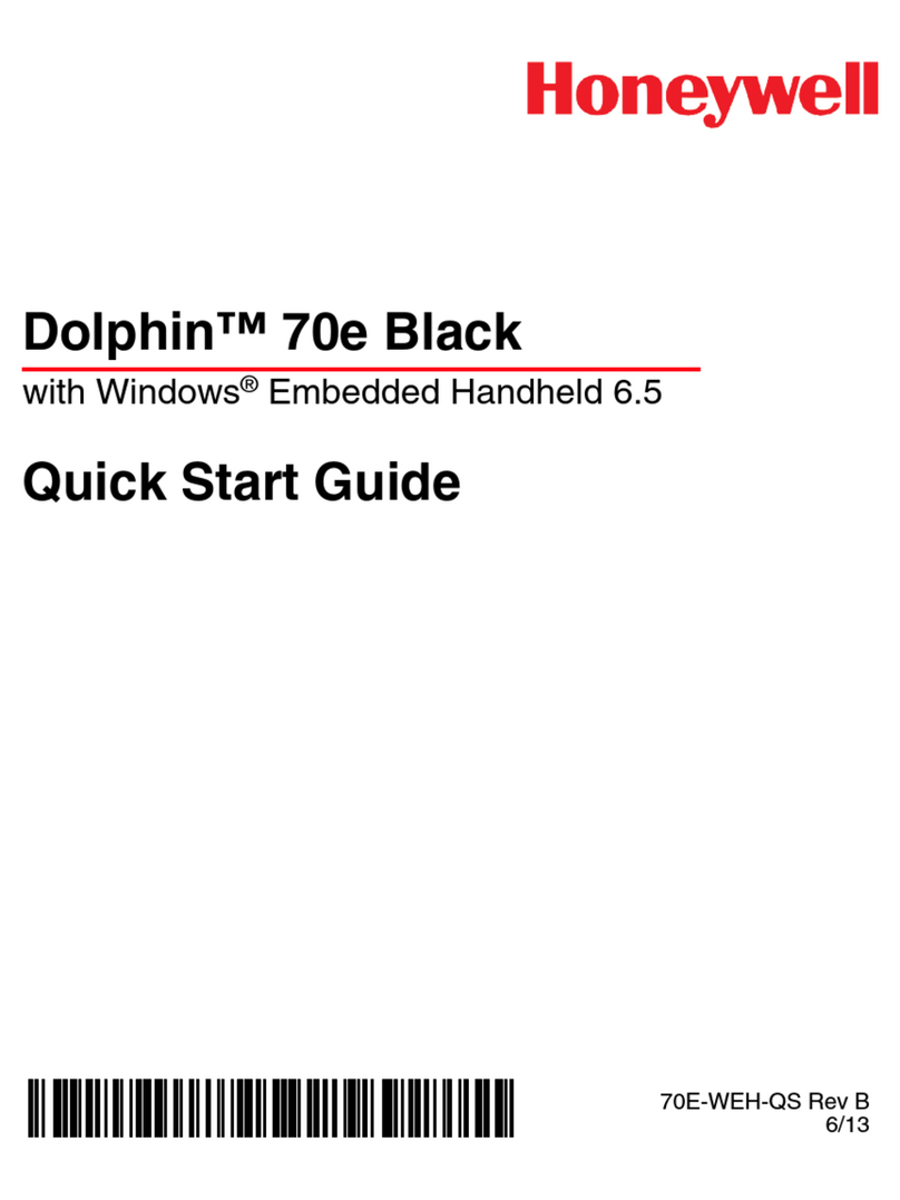Honeywell Dolphin 70e Black quick start guide