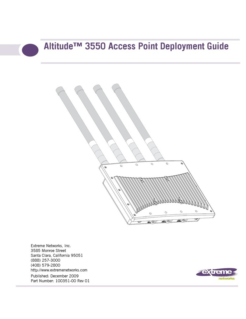Extreme Networks Altitude 3550 Quick reference guide
