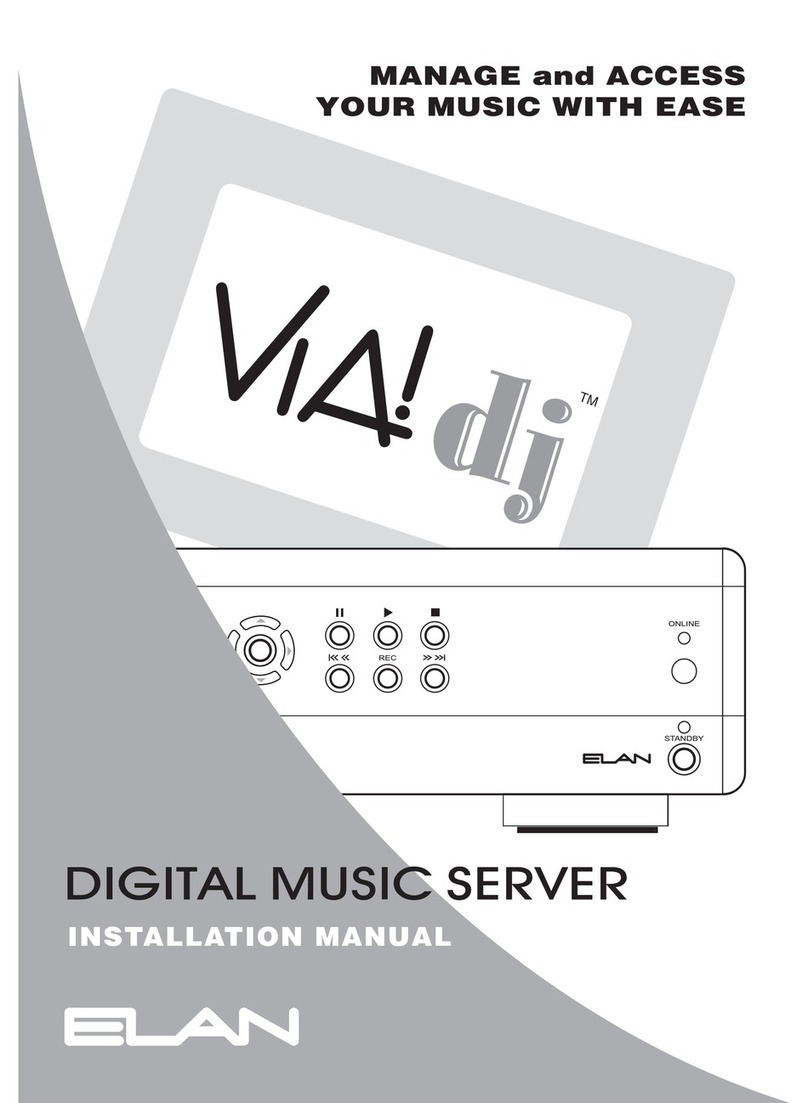 Elan ViA! dj installation manual