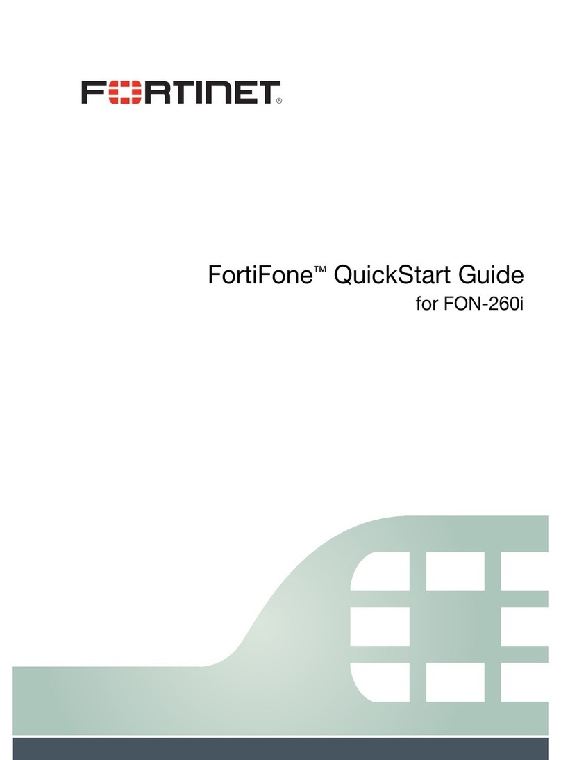 Fortinet FortiFone FON-260i User manual