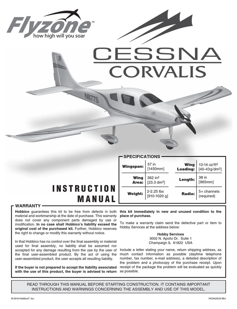 Flyzone cessna corvalis User manual