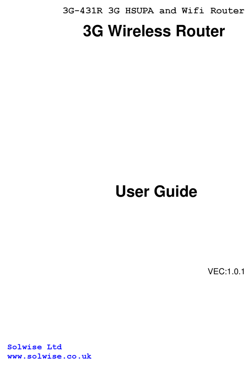 Solwise 3G-431R User manual Solwise 3G-431R User manual
