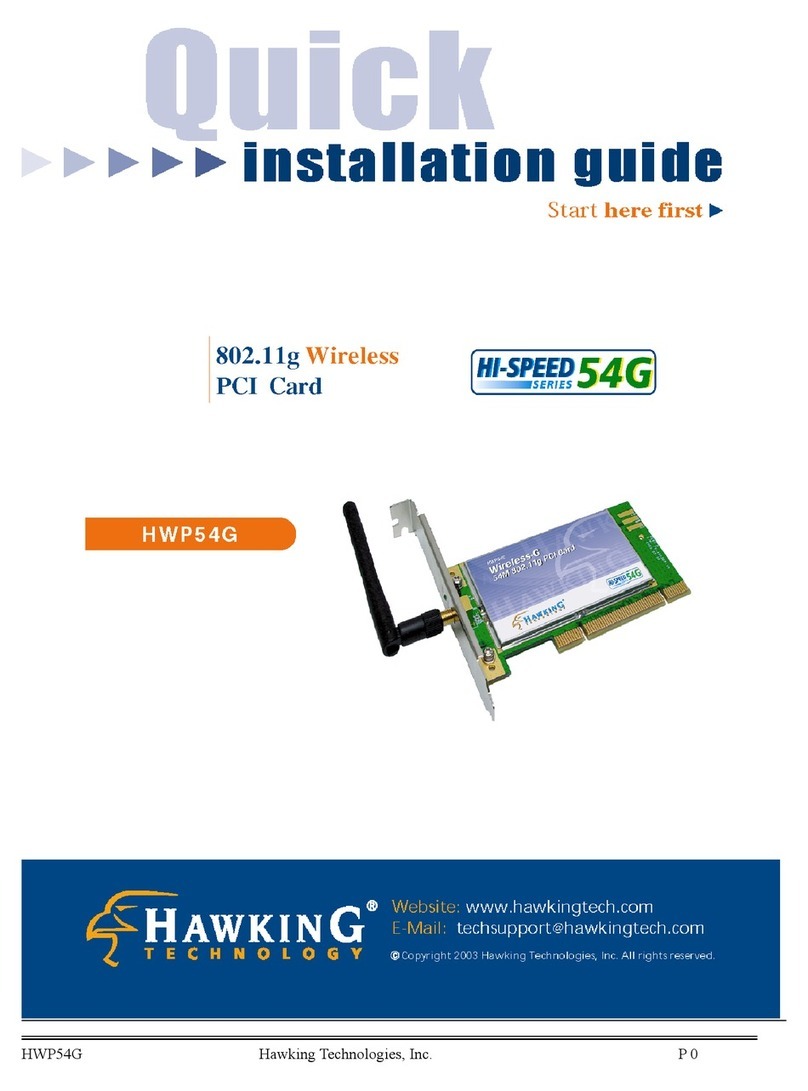 Hawking HWP54G User manual