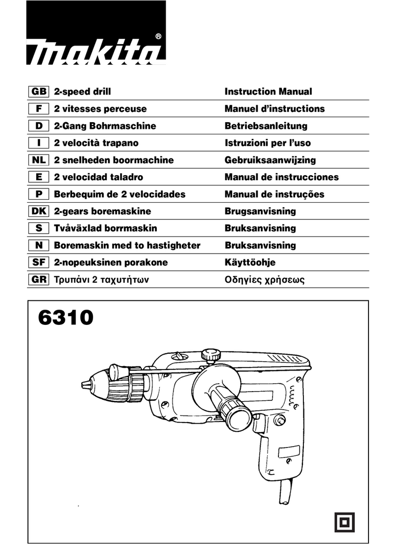 Makita 6310 User manual