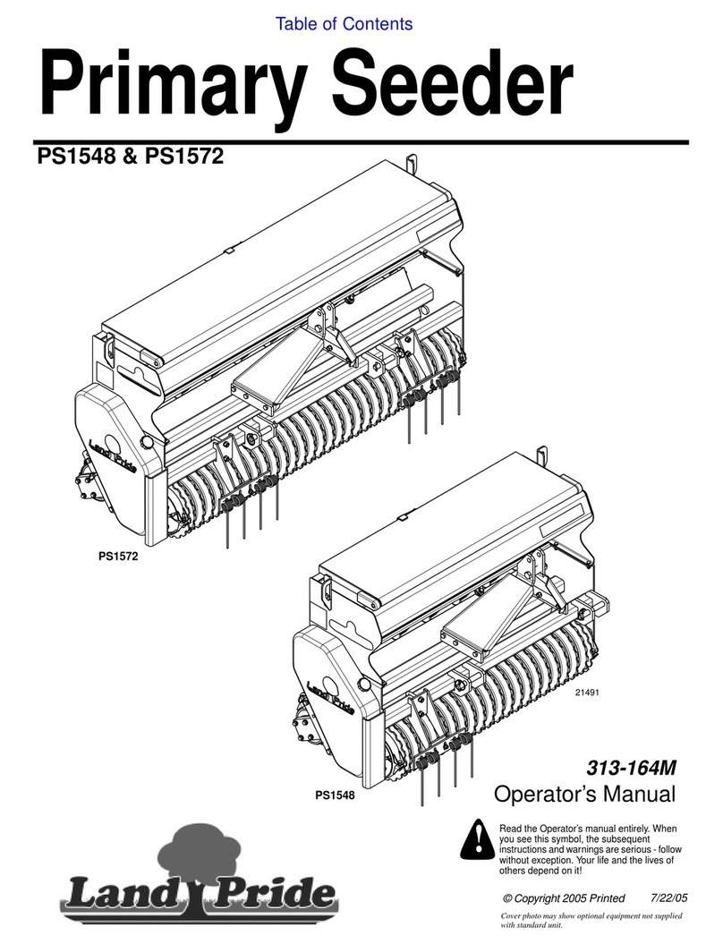 Land Pride PS1548 Operator's manual