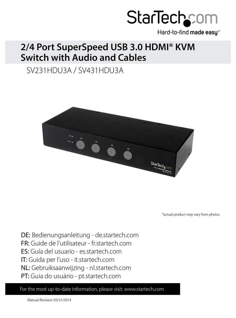 StarTech.com SV431HDU3A User manual StarTech.com SV431HDU3A User manual