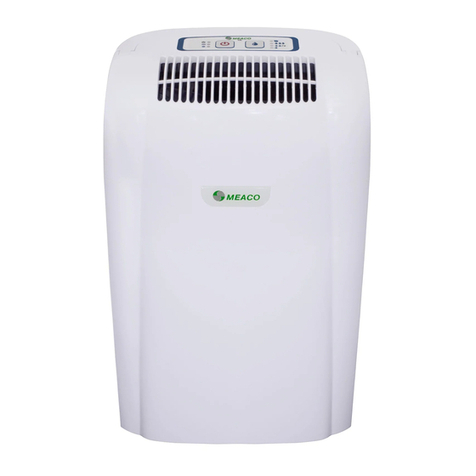 Meaco 10L small home dehumidifier Instructional manual