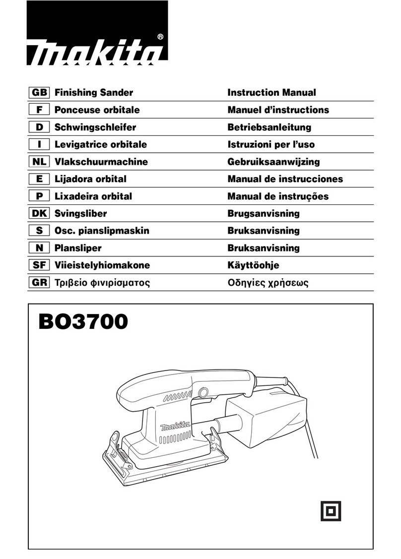 Makita BO3700 User manual Makita BO3700 User manual