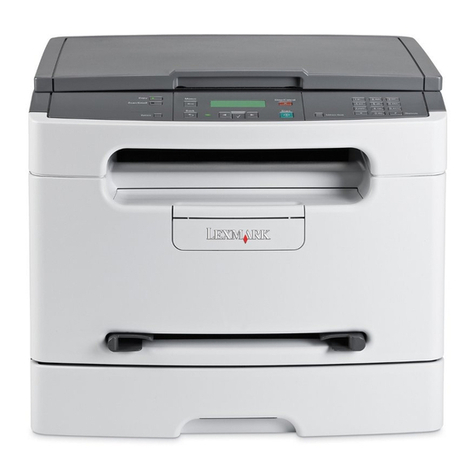 Lexmark X203N series Building instructions