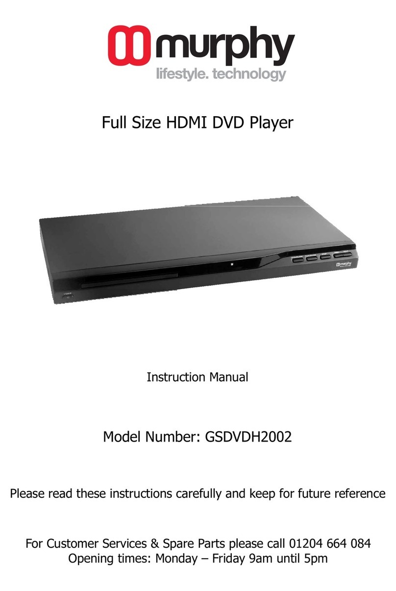 Murphy GSDVDH2002 instruction manual