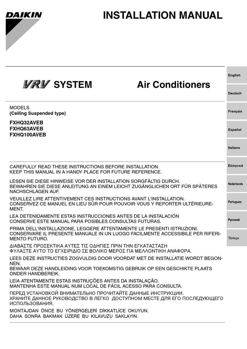 Daikin FXHQ32AVEB User manual