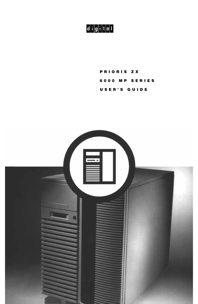 Digital Equipment PRIORIS ZX 6000 MP SERIES User manual Digital Equipment PRIORIS ZX 6000 MP SERIES User manual