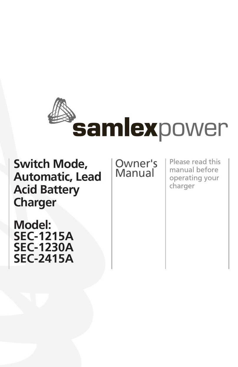 Samlexpower SEC - 1215A owner's manual