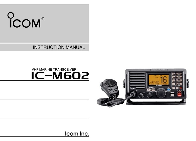 Icom IC-M602 User manual