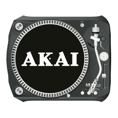 Akai ATT10U Operator's manual