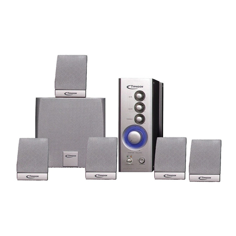 TYPHOON Acoustic 5.1 instruction manual