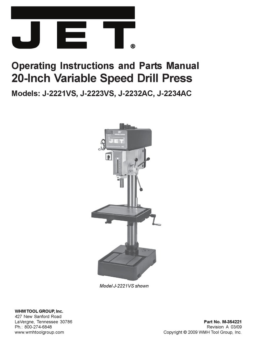 Jet J-2221VS Service manual Jet J-2221VS Service manual