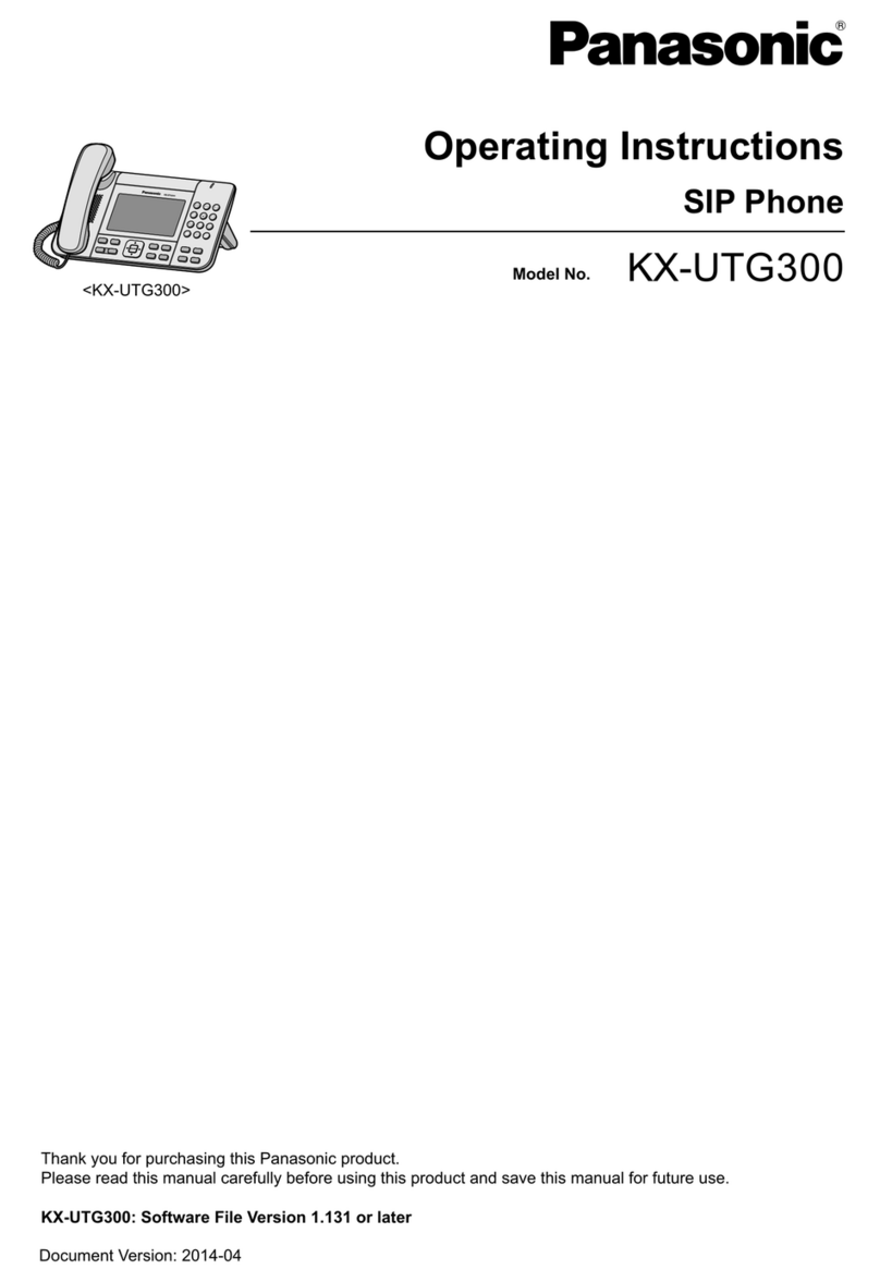 Panasonic KX-UTG300 User manual