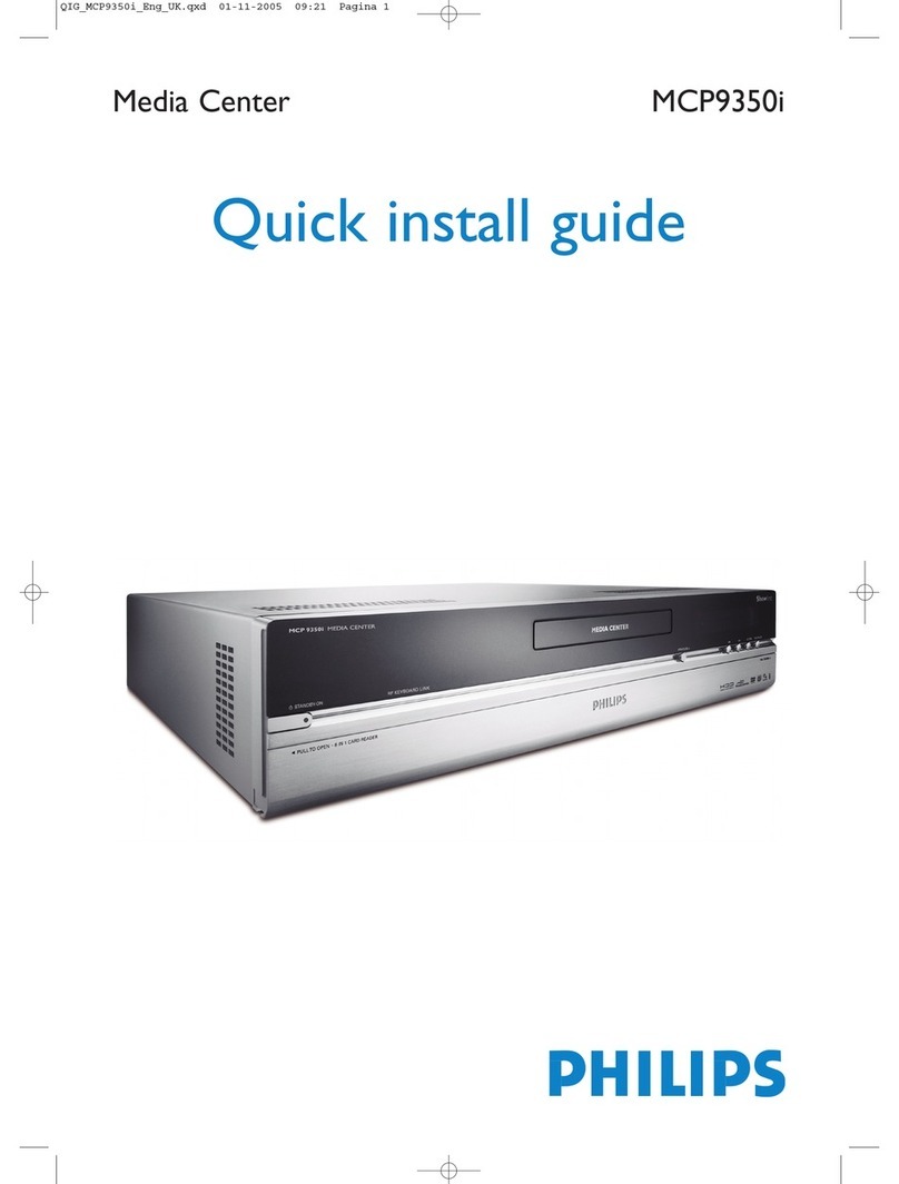 Philips Showline MCP9350I User manual