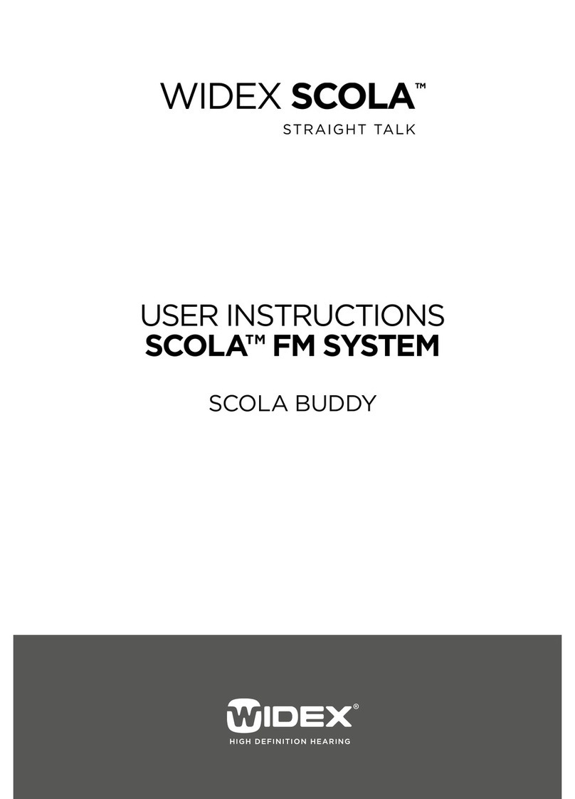 Widex SCOLA Buddy User manual