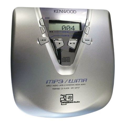Kenwood DPC-MP727 User manual