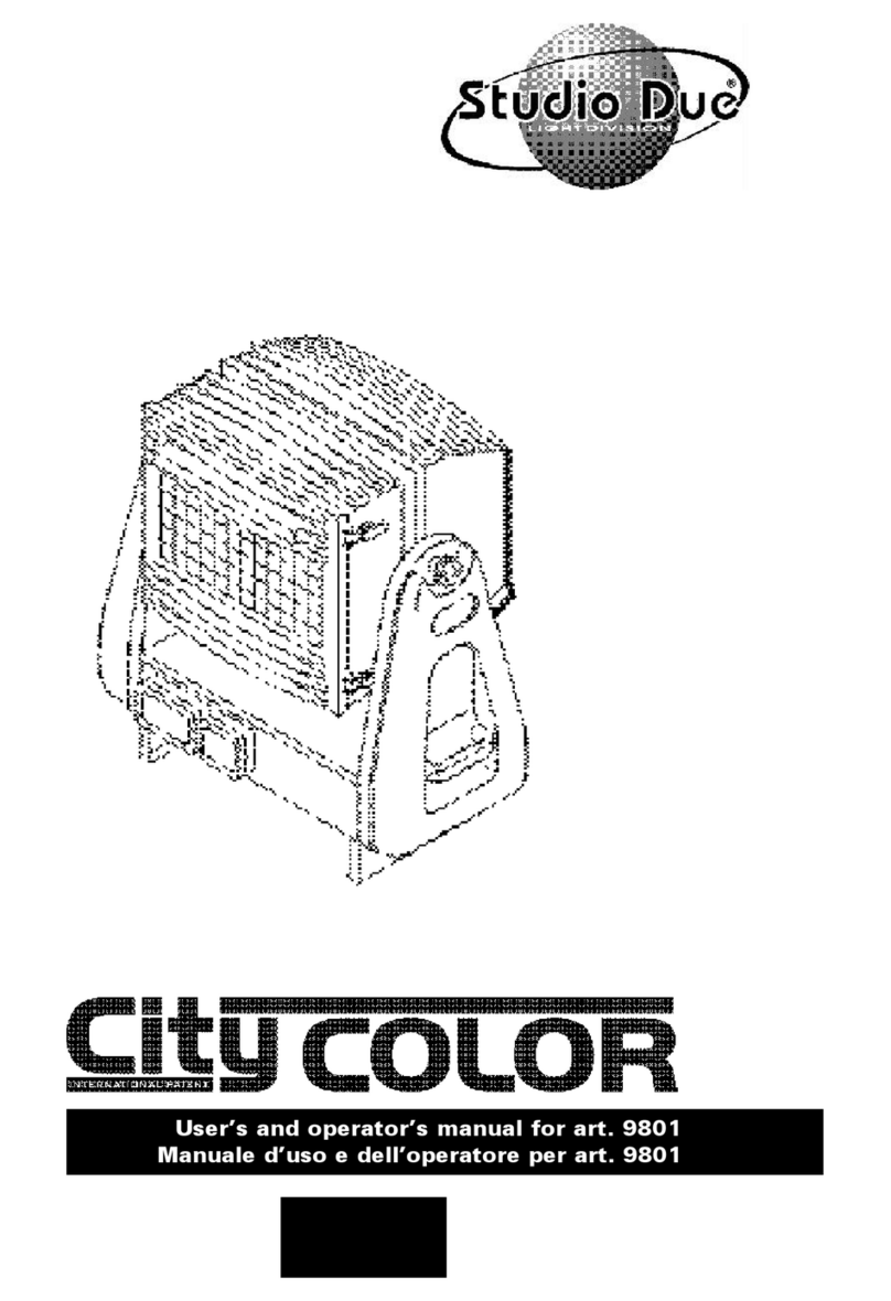 STUDIODUE City color 9801 User manual