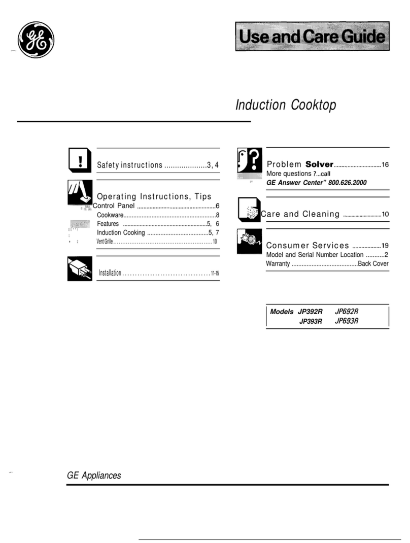 GE JP392R User manual