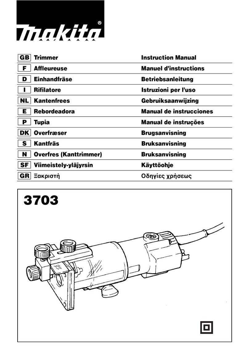 Makita 3703 instruction manual