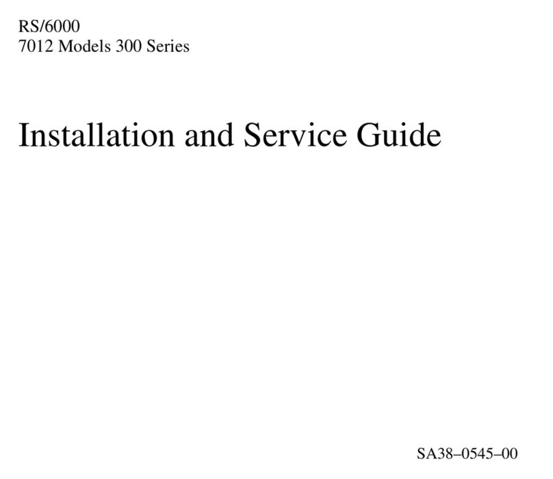 IBM 7012 300 Series Installation and maintenance instructions