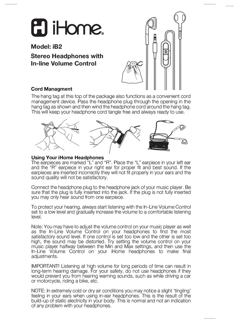iHome iB2 User manual