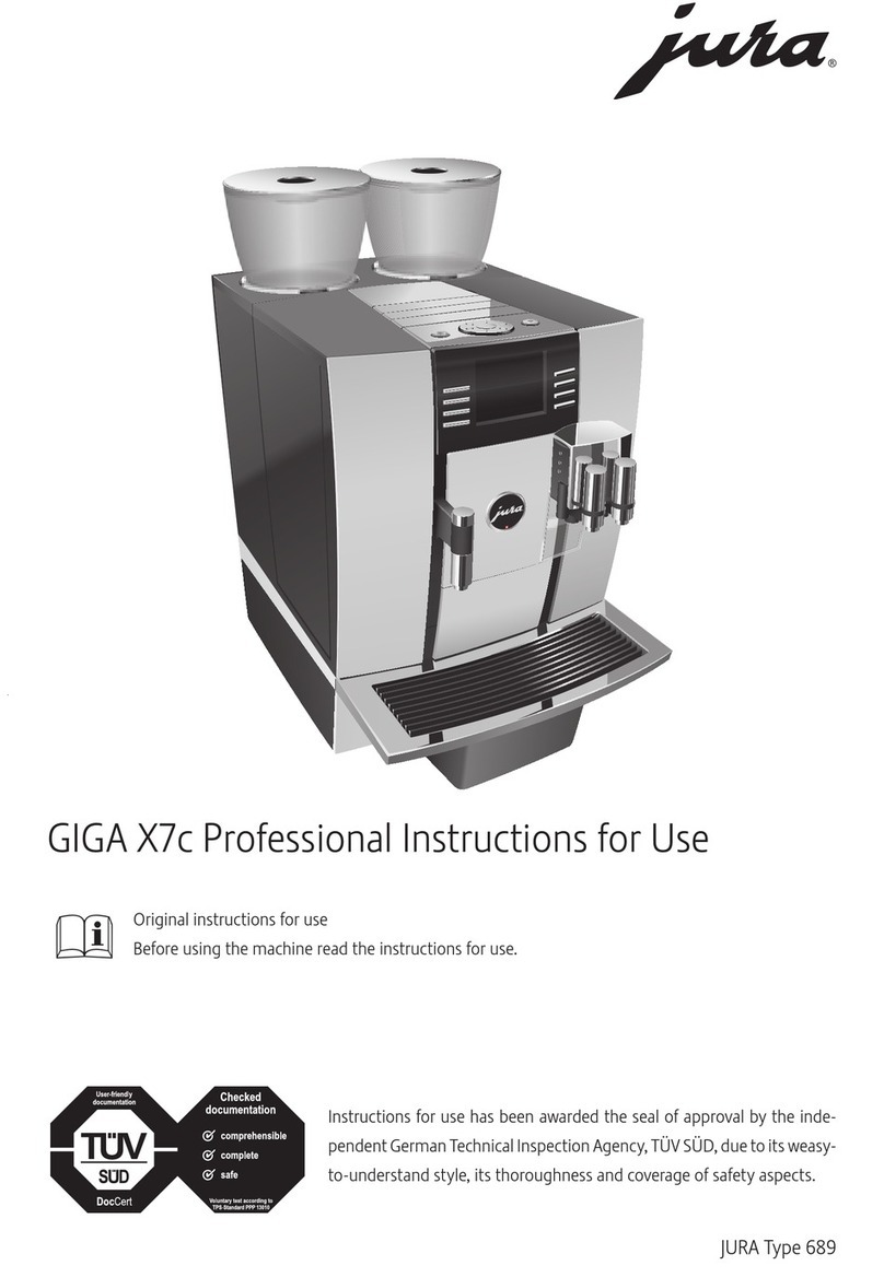 Jura GIGA X7c Professional Instructions for use